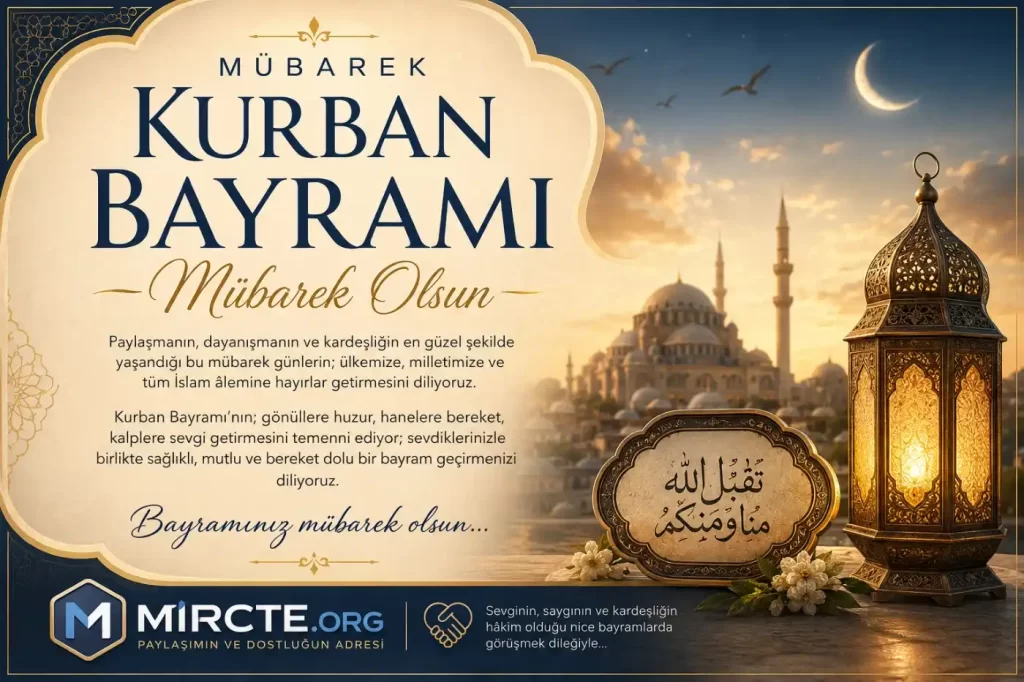 Kurban Bayramı Mesajı