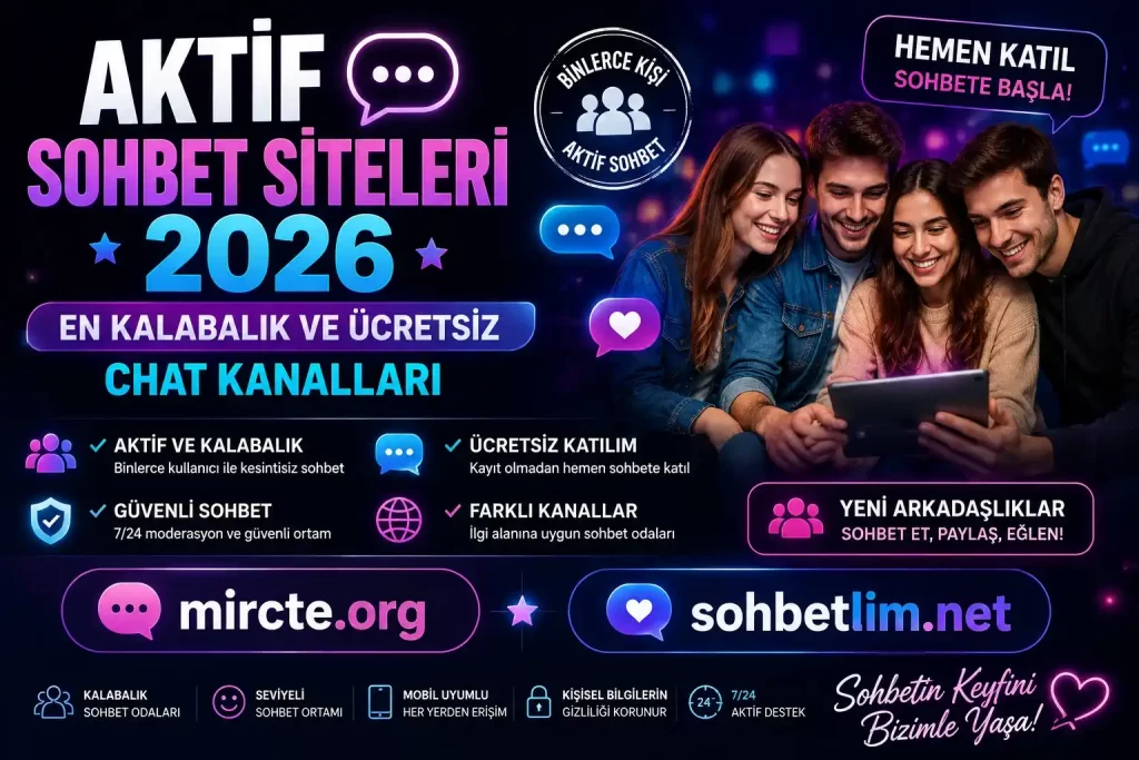 Aktif Sohbet Siteleri
